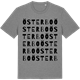 Mid Heather Gray t-shirt med Österbo ordlek t-shirt