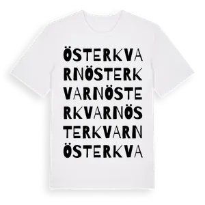 Österkvarn ordlek t-shirt – ekologisk bomull t-shirt från Pinshirt