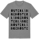 Mid Heather Gray t-shirt med Österlången ordlek t-shirt