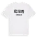 White t-shirt med Östern i Sverige t-shirt