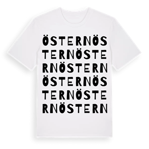 Östern ordlek t-shirt – ekologisk bomull t-shirt från Pinshirt