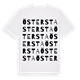 White t-shirt med Östersta ordlek t-shirt