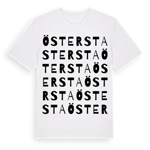 Östersta ordlek t-shirt – ekologisk bomull t-shirt från Pinshirt