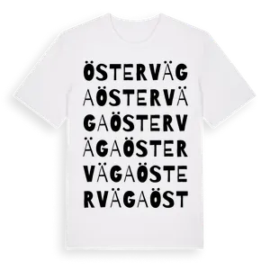 Österväga ordlek t-shirt – ekologisk bomull t-shirt från Pinshirt