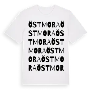 Östmora ordlek t-shirt – ekologisk bomull t-shirt från Pinshirt