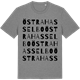 Mid Heather Gray t-shirt med Östra Hasselbo ordlek t-shirt
