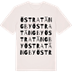 Vintage White t-shirt med Östra Tängby ordlek t-shirt