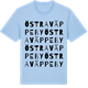 Blue Soul t-shirt med Östra Väppeby ordlek t-shirt