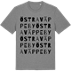 Mid Heather Gray t-shirt med Östra Väppeby ordlek t-shirt