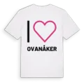 Jag älskar Ovanåker t-shirt stort tryck