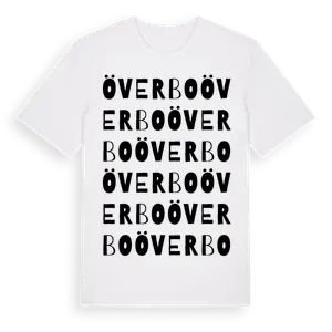 Överbo ordlek t-shirt – ekologisk bomull t-shirt från Pinshirt