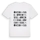 Överhassla ordlek t-shirt
