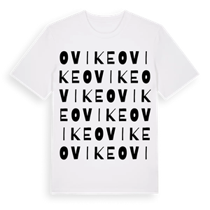 Ovike ordlek t-shirt – ekologisk bomull t-shirt från Pinshirt