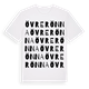 White t-shirt med Övre Rönna ordlek t-shirt