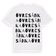 Övre Sånka ordlek t-shirt