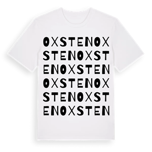 Oxsten ordlek t-shirt – ekologisk bomull t-shirt från Pinshirt
