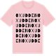 Pink Cotton t-shirt med Oxudden ordlek t-shirt