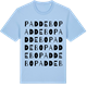 Blue Soul t-shirt med Paddebo ordlek t-shirt