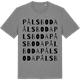 Mid Heather Gray t-shirt med Pålsboda ordlek t-shirt