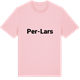 Pink Cotton t-shirt med Per-Lars fetstil t-shirt