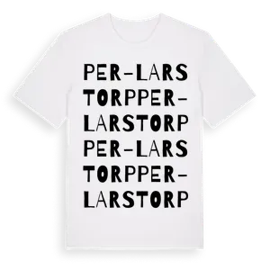 Per-Larstorp ordlek t-shirt – ekologisk bomull t-shirt från Pinshirt