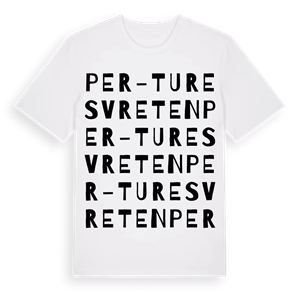 Per-Turesvreten ordlek t-shirt – ekologisk bomull t-shirt från Pinshirt