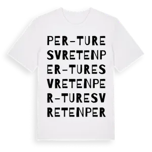 Per-Turesvreten ordlek t-shirt – ekologisk bomull t-shirt från Pinshirt