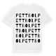 Pettbol ordlek t-shirt