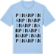 Blue Soul t-shirt med Pinan ordlek t-shirt