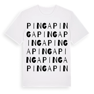 Pinga ordlek t-shirt – ekologisk bomull t-shirt från Pinshirt