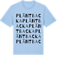 Blue Soul t-shirt med Pläntbacka ordlek t-shirt