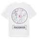 White t-shirt med Polacksbacken t-shirt