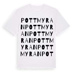 Pottmyran ordlek t-shirt – ekologisk bomull t-shirt från Pinshirt
