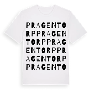 Pragentorp ordlek t-shirt – ekologisk bomull t-shirt från Pinshirt