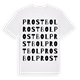 Prostbol ordlek t-shirt