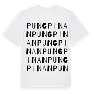 Pungpinan ordlek t-shirt – ekologisk bomull t-shirt från Pinshirt