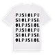 Pusbol ordlek t-shirt