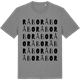Mid Heather Gray t-shirt med Råbo ordlek t-shirt