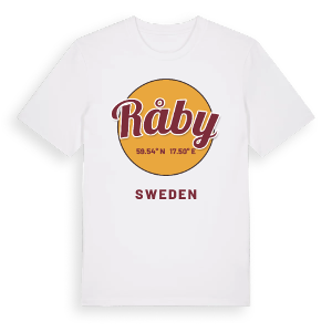 Råby cirkel t-shirt – ekologisk bomull t-shirt från Pinshirt