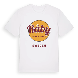 Råby cirkel t-shirt – ekologisk bomull t-shirt från Pinshirt
