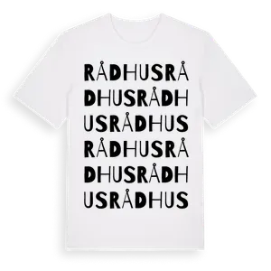 Rådhus ordlek t-shirt – ekologisk bomull t-shirt från Pinshirt