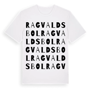 Ragvaldsbol ordlek t-shirt – ekologisk bomull t-shirt från Pinshirt