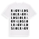 Ragvaldsbol ordlek t-shirt