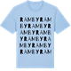 Blue Soul t-shirt med Ramby ordlek t-shirt