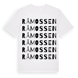 Råmossen ordlek t-shirt – ekologisk bomull t-shirt från Pinshirt