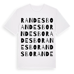Randesbo ordlek t-shirt – ekologisk bomull t-shirt från Pinshirt