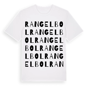 Rangelbol ordlek t-shirt – ekologisk bomull t-shirt från Pinshirt