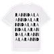 Ranndala ordlek t-shirt