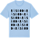 Blue Soul t-shirt med Råsboda ordlek t-shirt