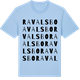 Blue Soul t-shirt med Ravalsbo ordlek t-shirt